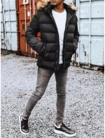 Pánská prošívaná zimní bunda černá Dstreet model 21965396 - FashionStreet Pánská prošívaná zimní bunda černá Dstreet model 21965396 - FashionStreet