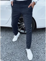 Pánské tmavě modré kalhoty FashionStreet UX4391