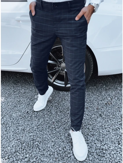 Pánské tmavě modré kalhoty FashionStreet UX4391