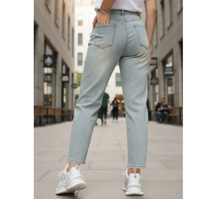 Dámské kalhoty mom světle modré Dstreet model 21996017 - FashionStreet