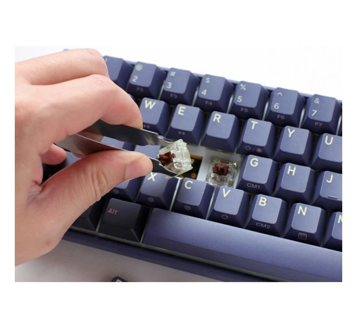 One 3 Mini herní USB QWERTY klávesnice model 21491881 modrá - Ducky