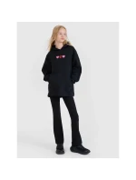 Dívčí nepruhovaná mikina s kapucí 4F 4FJRSS25TSWSF2235-20S