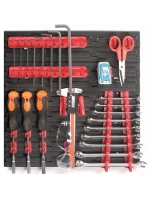 SADA DRŽÁKŮ ZÁVĚSŮ PRO DESKU PRACOVNÍHO STOLU 20KS KISTENBERG