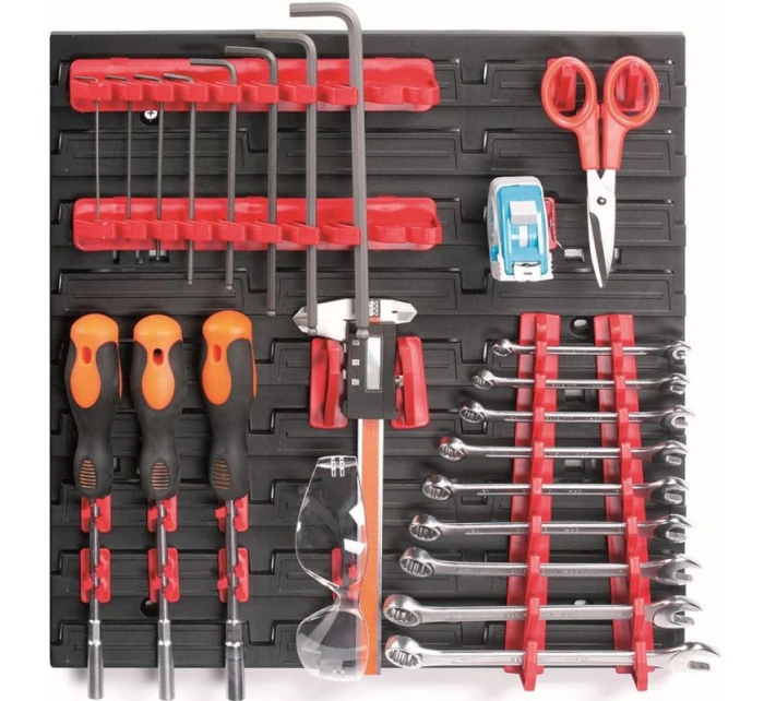 SADA DRŽÁKŮ ZÁVĚSŮ PRO DESKU PRACOVNÍHO STOLU 20KS KISTENBERG