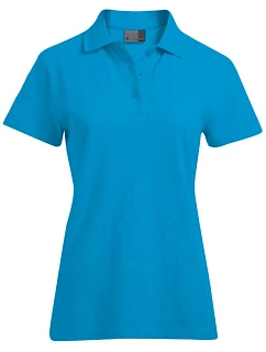 Dámské piqué polo "Superior" 40. turquoise model 22440737 - Promodoro