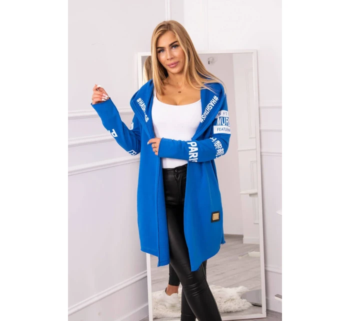 Transparentní chrpová modř