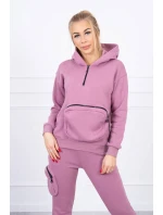 Izolační sada s ozdobnou kapsou tmavě růžová