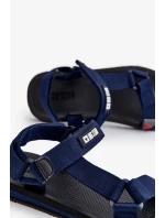 Pánské sandály na suchý zip Big Star DD174718 Námořnická modrá Pánské sandály na suchý zip Big Star DD174718 Námořnická modrá