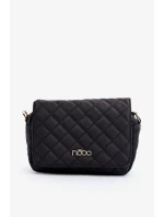 NOBO Prošívaná taška Messenger Černá NOBO Prošívaná taška Messenger Černá