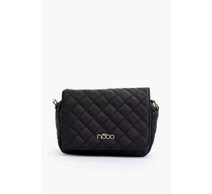 NOBO Prošívaná taška Messenger Černá NOBO Prošívaná taška Messenger Černá