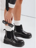 Dámské kozačky s podrážkou černé Dstreet model 21981267 - FashionStreet