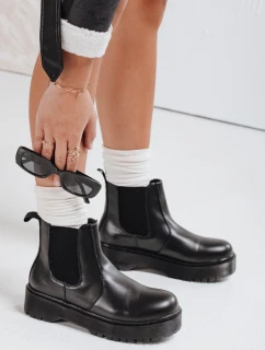 Dámské kozačky s podrážkou černé Dstreet model 21981267 - FashionStreet