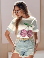 Dámské džínové šortky se zirkony LIKE A STAR modré FashionStreet SY0487