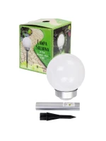 LAMPA SOLARNA KULA MLECZNA 15x44CM