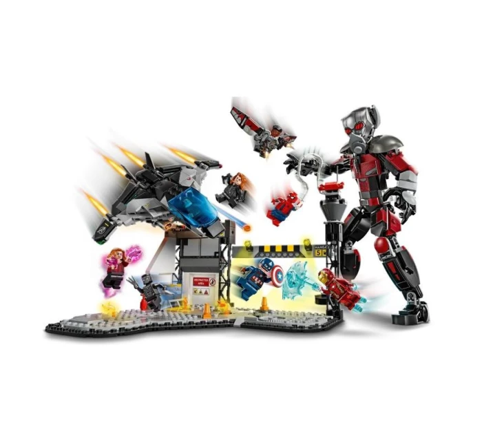 LEGO MARVEL SUPER HEROES 76314 Captain America: Válka hrdinů - bitva