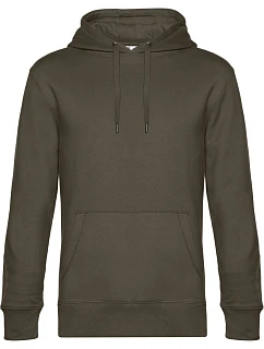 B&C KING Hooded_° Pánská mikina s kapucí 01.U02K khaki