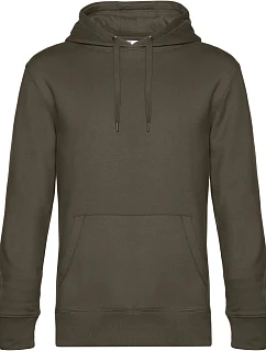 B&C KING Hooded_° Pánská mikina s kapucí 01.U02K khaki