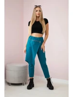 Punto Milano Zimní kalhoty s ozdobným zipem námořní Punto Milano Zimní kalhoty s ozdobným zipem námořní