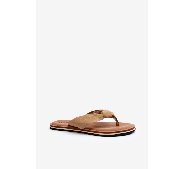 Dámské žabky Big Star LL274623 Beige Dámské žabky Big Star LL274623 Beige