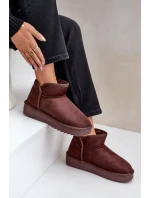 Sněhule Na Platformě Dámské D.Franklin DFSH370010 Čokoládové