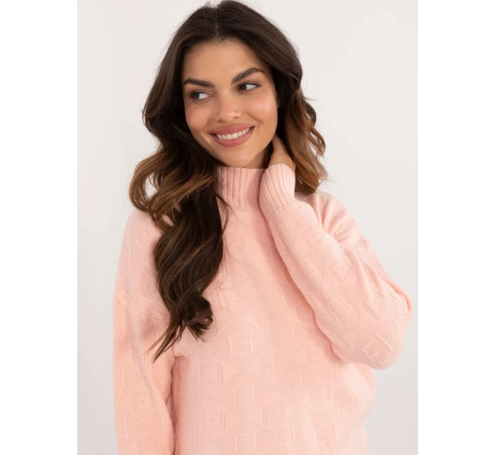 Jumper AT SW 2339.54 světle broskvový