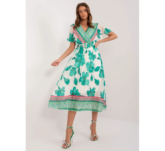 Sukienka DHJ SK  zielony model 20095080 - FPrice