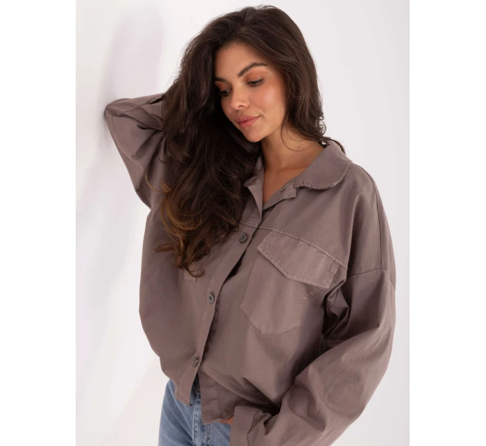 Koszula IT KS model 21302569 ciemny bezowy - FPrice