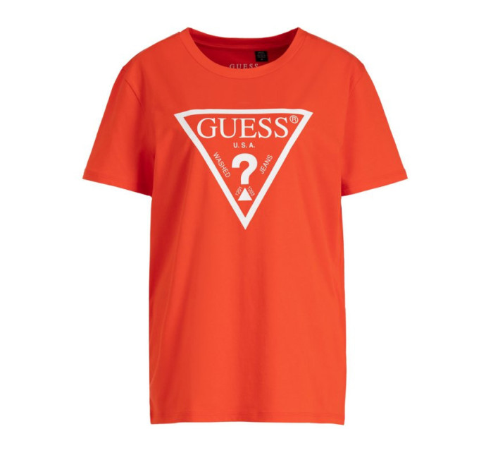 Pánské tričko U94M09JR00A-C303 oranžová - Guess
