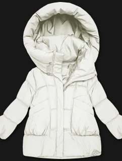 damska kurtka oversize  biały model 21725747 - S'WEST