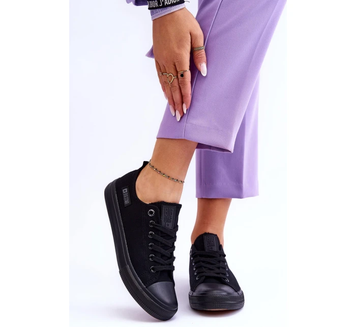 Dámské nízké tenisky Big Star Černá model 21594471 - Big Star Shoes Dámské nízké tenisky Big Star Černá model 21594471 - Big Star Shoes