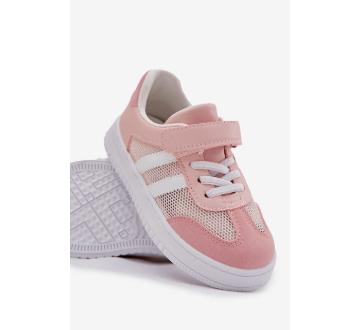 Dětské tenisky na suchý zip růžové Sepovia Dětské tenisky na suchý zip růžové Sepovia