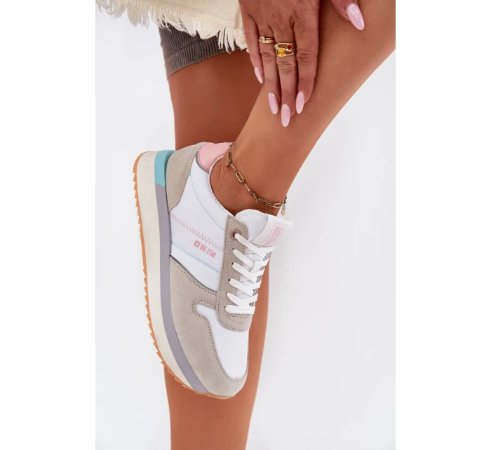 Semišové Dámské Tenisky Big Star HIPOLY SYSTEM model 21693001 - Big Star Shoes Semišové Dámské Tenisky Big Star HIPOLY SYSTEM model 21693001 - Big Star Shoes