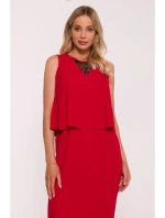 Šaty s  červené model 21470652 - STYLOVE