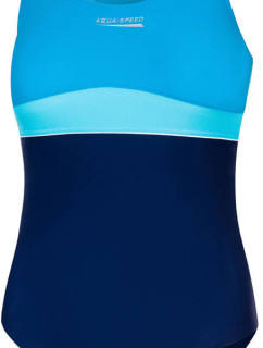 AQUA SPEED Plavky EMILY Navy Blue/Turquoise