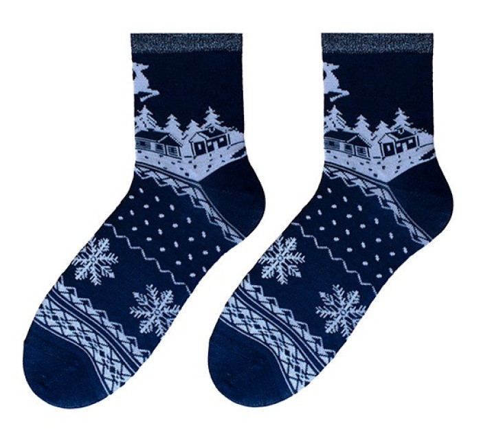 Ponožky Bratex D-889 Dark Blue