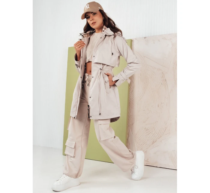 Dámská přechodná bunda parka šedá Dstreet model 21975178 - FashionStreet Dámská přechodná bunda parka šedá Dstreet model 21975178 - FashionStreet