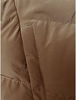 Hnědá zimní bunda s kapucí model 21246067 - LHD