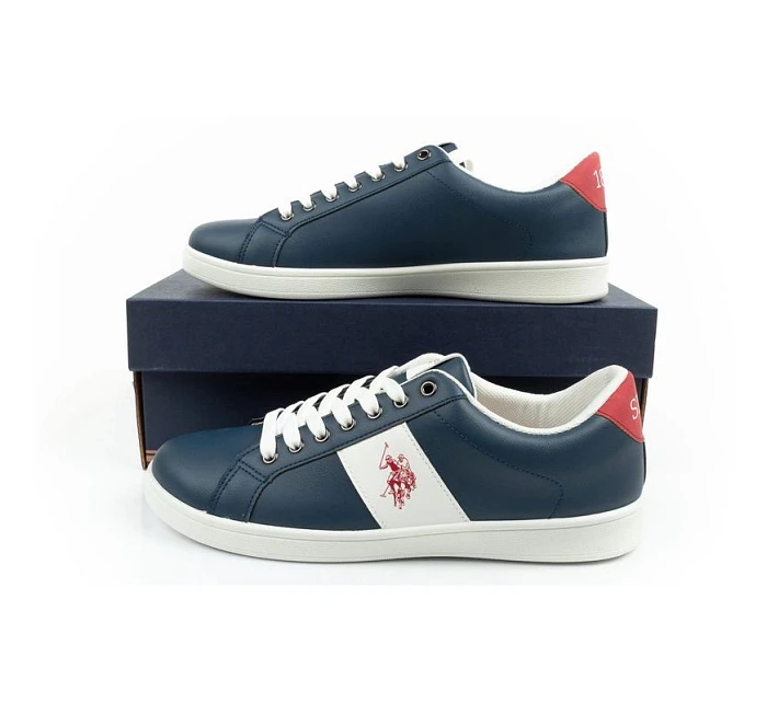 U.S. Polo model 22115588 boty tenisky pánské módní tmavě modré pohodlné