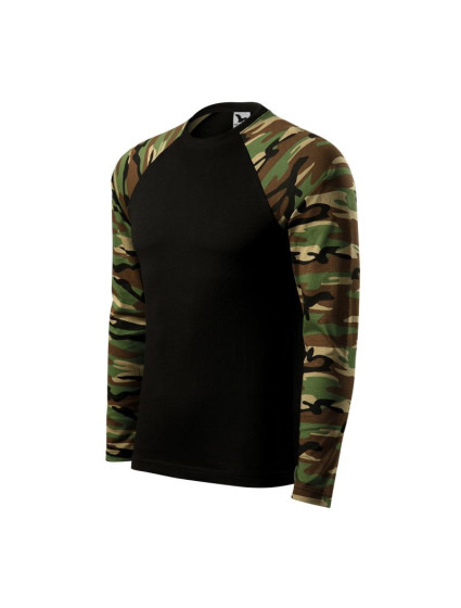 Pánská košile Rimeck Camouflage LS M MLI-16633 maskáčová hnědá košile