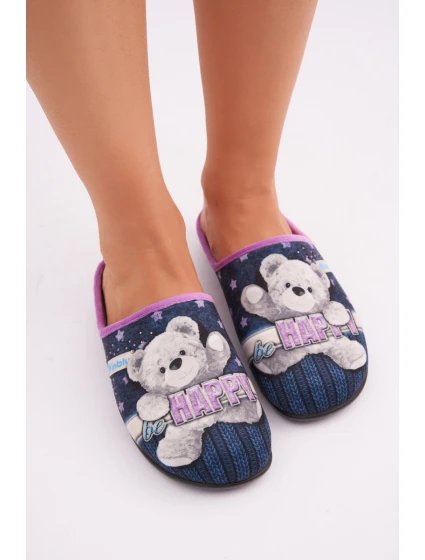Dámské domácí pantofle  Námořnická modrá model 21681235 - Inblu