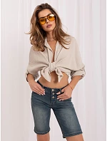 Szorty model 22205409 ciemny niebieski - FPrice Szorty model 22205409 ciemny niebieski - FPrice