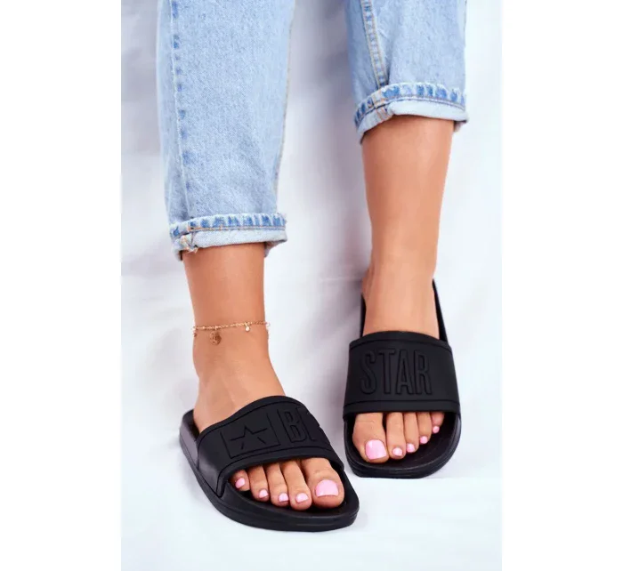 Dámské módní pantofle Big Star - černé Dámské módní pantofle Big Star - černé