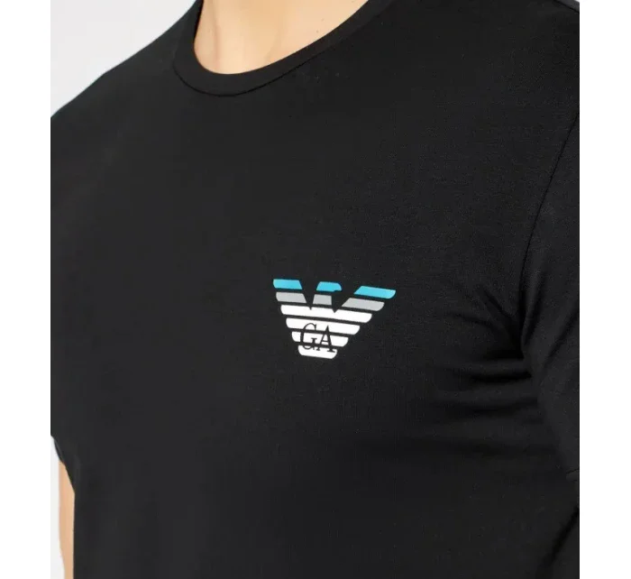 Pánské triko krátký rukáv  00020 černé  model 17296088 - Emporio Armani