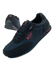 Pánské sportovní boty LCW-25-03-3385M Tmavě modrá s červenou - Lee Cooper