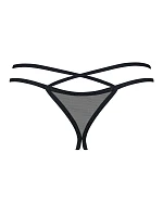 Dámská kouzelná tanga Vila Blanes Crotchless thong béžová - Obsessive Dámská kouzelná tanga Vila Blanes Crotchless thong béžová - Obsessive