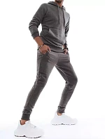 Pánská neizolovaná mikina, antracitová, FashionStreet AX0420