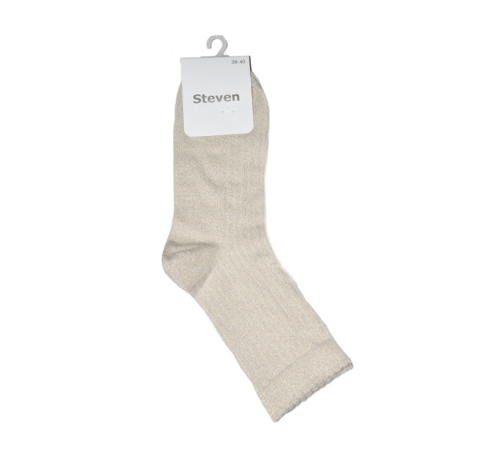 Dámské ponožky Steven art.099 žebrování, lurex 35-40