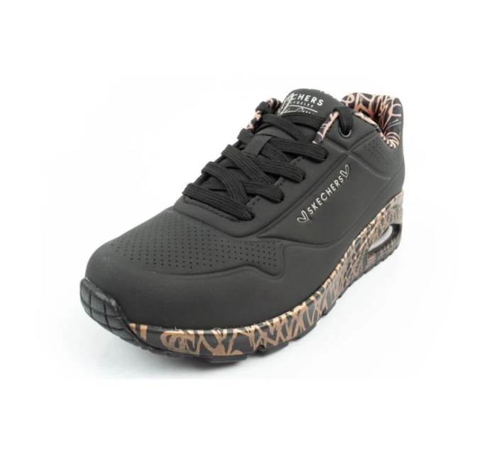 Skechers Uno-Loving Love dámské sportovní tenisky módní černé dámské boty