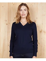 NEOBLU Sullivan Women Dámský svetr s výstřihem do V 24.3988 night blue NEOBLU Sullivan Women Dámský svetr s výstřihem do V 24.3988 night blue