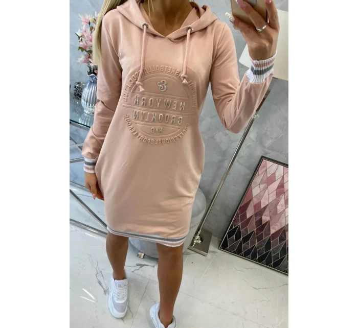 Brooklyn šaty tmavě pudrově růžové